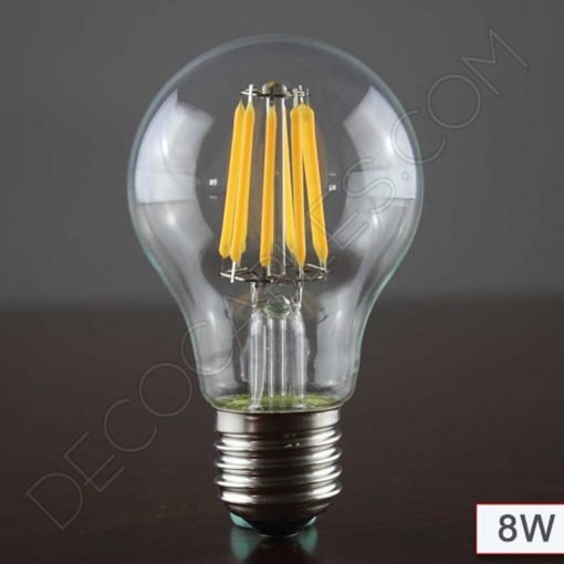 Bombilla filamento Led estándar 8W 2 Bombilla filamento led estándar 8W casquillo E27