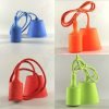 Pendel silicona y cable textil para lámpara de suspensión (varios colores) 17 Lámparas colgantes de silicona en suspensión con cable textil a juego en varios colores
