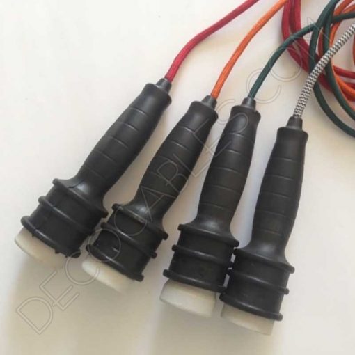 Portalámparas estilo industrial de goma