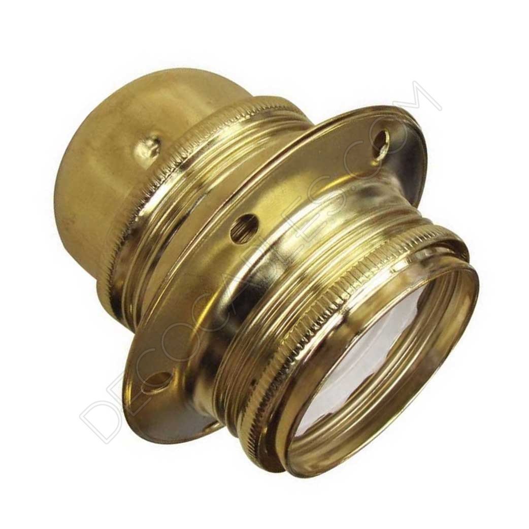 Portalámparas para pantalla metálico dorado Portalámparas para pantalla metálico dorado