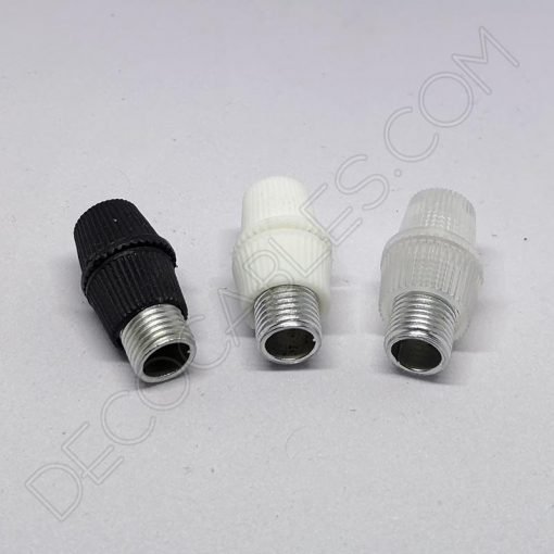 Presa cables plástico con rosca metálica (varios colores) 2 Presa cables plástico con rosca metálica varios colores