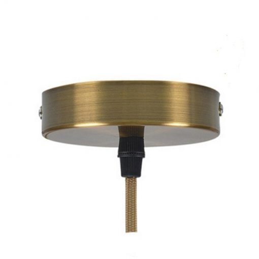 Soporte metálico techo lámpara anticuario oscuro