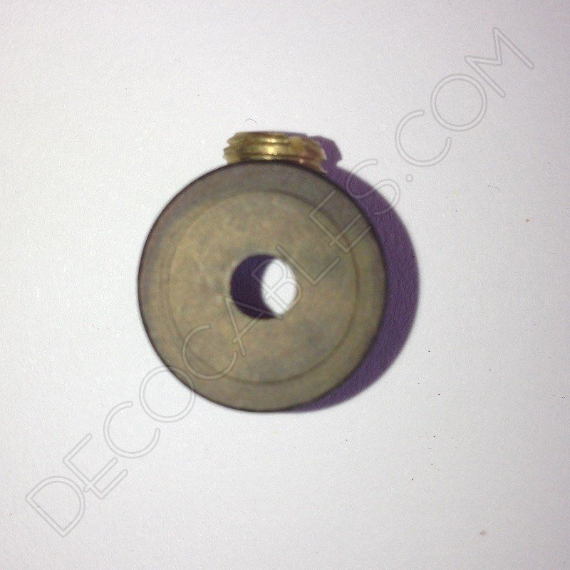 Sujeción de techo para cable color anticuario Sujeción de techo para cable color anticuario