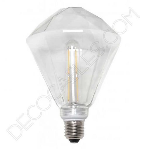 Bombilla filamento led decorativa 4w 2700k modelo Janine E27 transparente 400lm