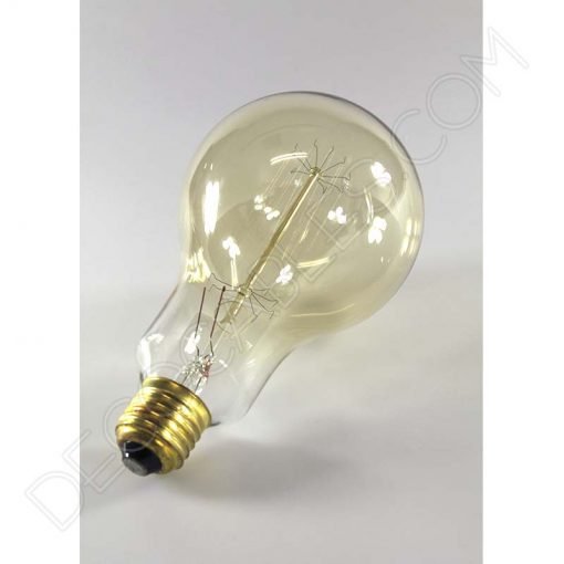Bombilla filamento de carbono modelo Edison dorada casquillo E27