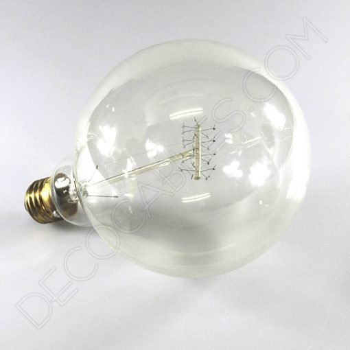 Bombilla Edison vintage globo espiral 1 Bombilla Globo de filamento de carbono espiral modelo Edison E27