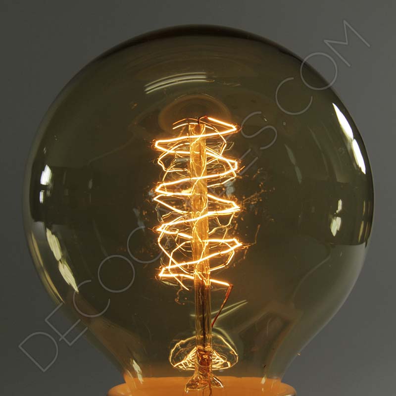 Bombilla Globo de filamento de carbono muelle modelo Edison E27 Bombilla Globo de filamento de carbono muelle modelo Edison E27