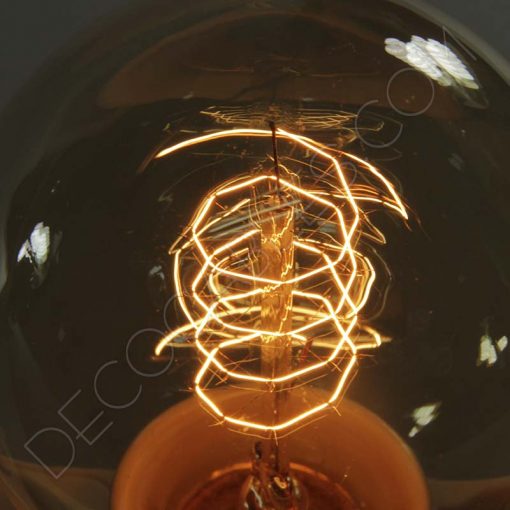 Bombilla Edison vintage globo muelle 4 Bombilla Globo de filamento de carbono muelle modelo Edison E27