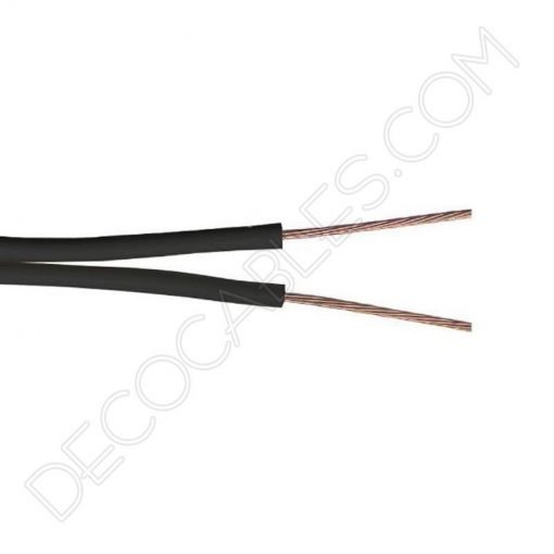 Portalámparas feria para cable paralelo 6 Cable paralelo negro guirnalda de luces