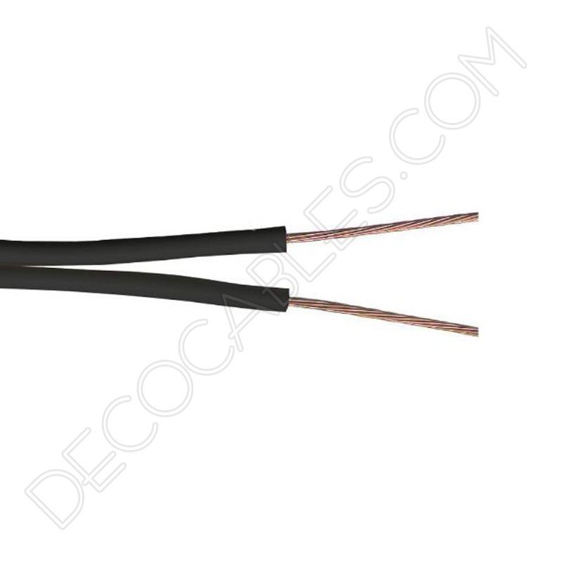 Cable paralelo negro guirnalda de luces Cable paralelo negro guirnalda de luces