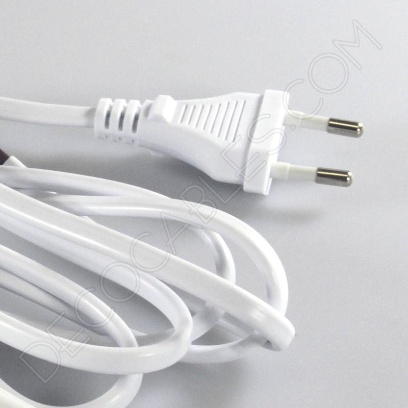 Cableado para lámpara con cable blanco Cableado para lámpara con cable blanco