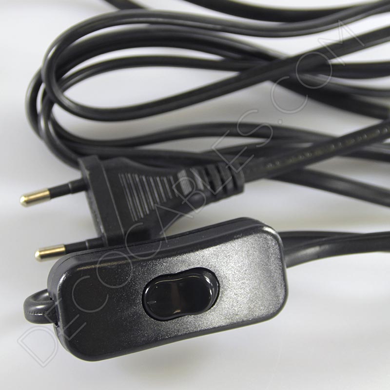 Cableado para lámpara con cable negro Cableado para lámpara con cable negro