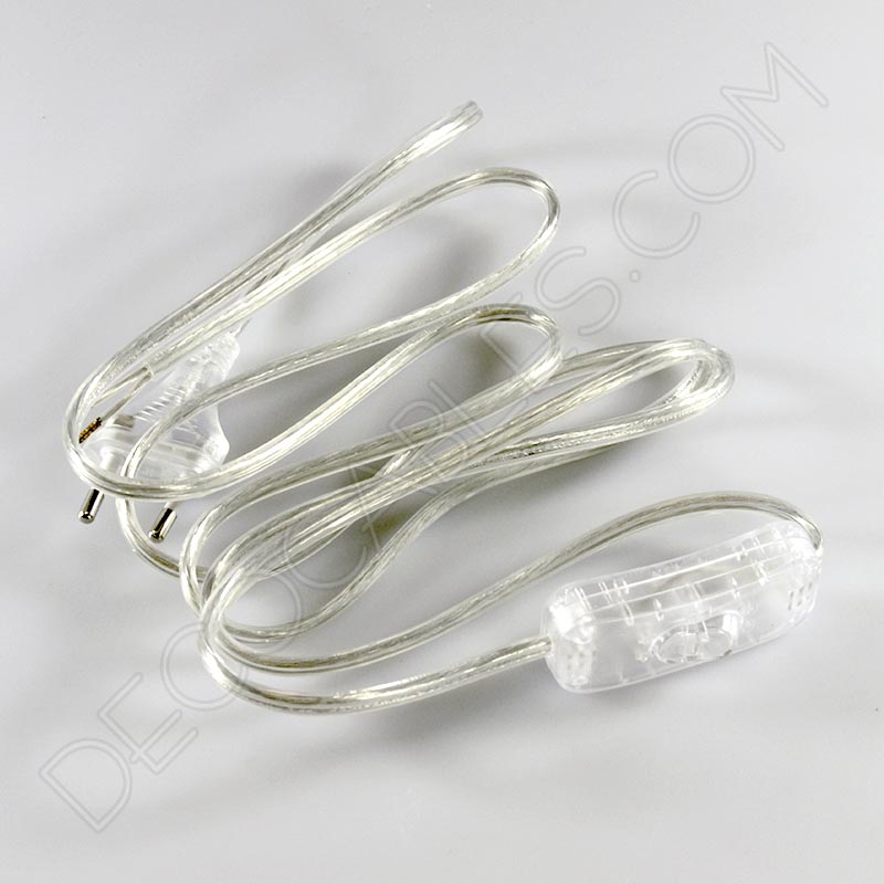 Cableado para lámpara con cable transparente Cableado para lámpara con cable transparente