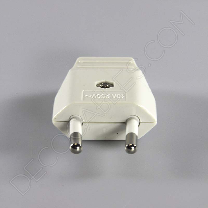 Clavija macho blanca Clavija macho blanca