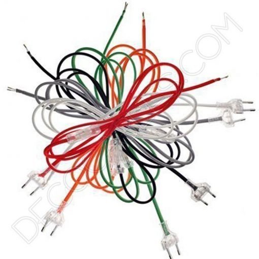 Cable de conexión para lámpara varios colores