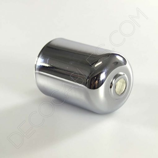 Cubre portalámparas (varios colores) 11 Cubre portalamparas exterior metálico decorativo cromado