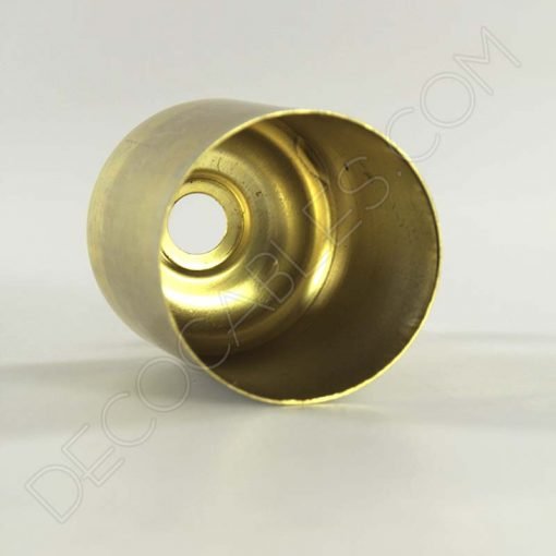 Cubre portalámparas (varios colores) 9 Cubre portalamparas exterior metálico decorativo en color dorado