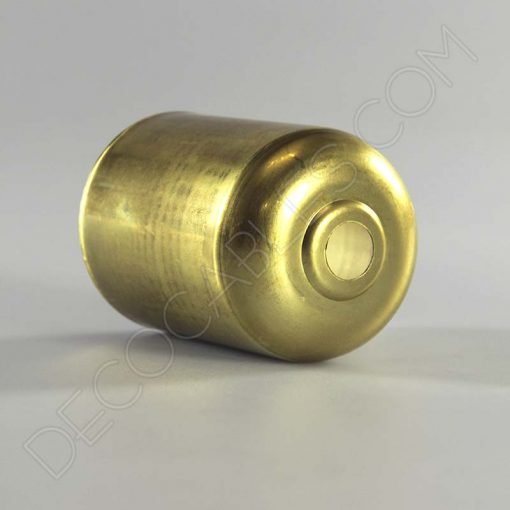 Cubre portalámparas (varios colores) 8 Cubre portalamparas exterior metálico decorativo en color dorado