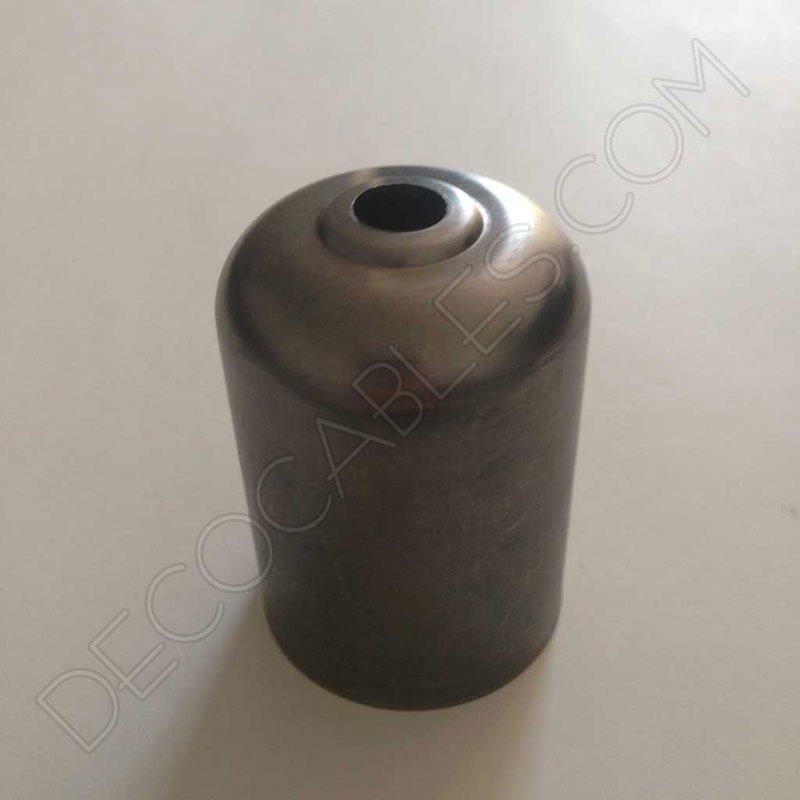 Cubre portalamparas exterior metálico decorativo en acabado hierro para pintar Cubre portalamparas exterior metálico decorativo en acabado hierro para pintar