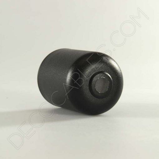 Cubre portalámparas (varios colores) 5 Cubre portalamparas exterior metálico decorativo en color negro