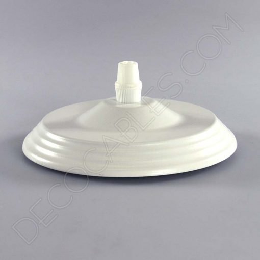 Florón metálico completo para lámpara (varios colores) 3 Florón metálico blanco