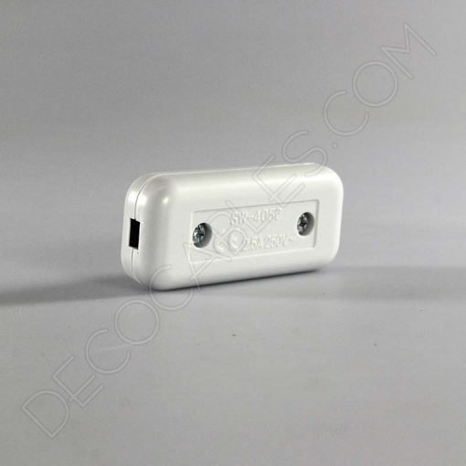 Interruptor de paso varios colores 3 Interruptor de paso para lámparas unipolar en color blanco