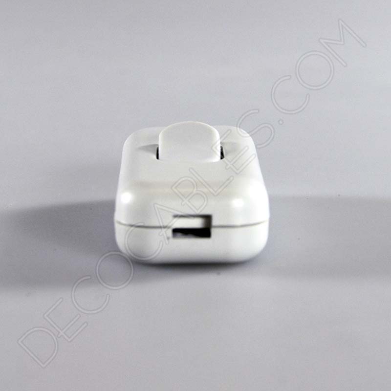 Interruptor de paso para lámparas unipolar en color blanco Interruptor de paso para lámparas unipolar en color blanco