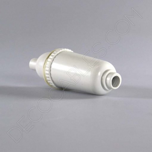 Interruptor de perilla para lámparas en color blanco