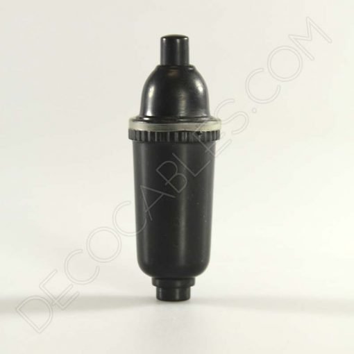 Interruptor de perilla para lámparas en color negro