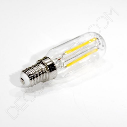 Bombilla filamento Led tubular Regulable E27 y E14 3 Bombilla filamento led tubular E14