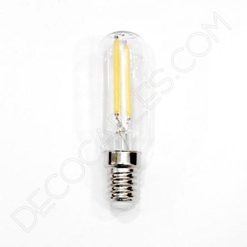 Bombilla filamento Led tubular Regulable E27 y E14 4 Bombilla filamento led tubular E14
