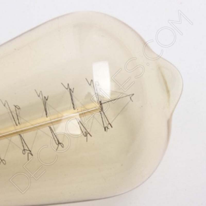 Bombilla Pebetero de filamento de carbono muelle modelo Edison E27 Bombilla Pebetero de filamento de carbono muelle modelo Edison E27