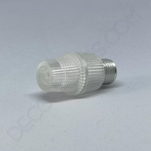 Presa cables plástico con rosca metálica (varios colores) 7 Presa cable plástico transparente