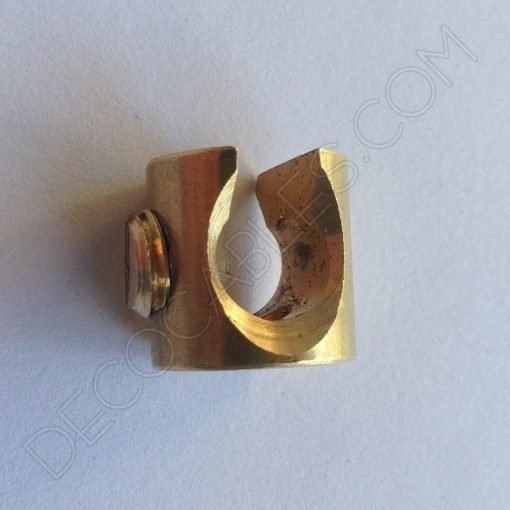 Sujeción techo para cable (varios colores) 9 Sujeción de techo para cable dorada