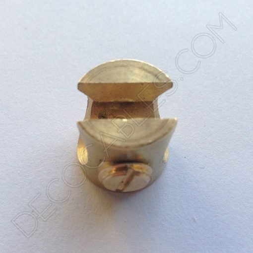 Sujeción techo para cable (varios colores) 14 Sujeción de techo para cable dorada