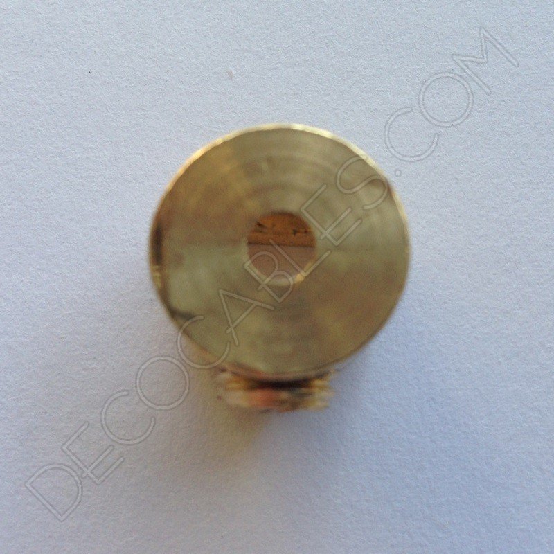 Sujeción de techo para cable dorada Sujeción de techo para cable dorada