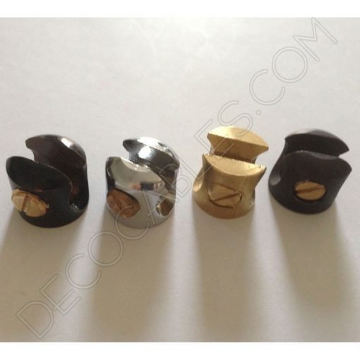 Sujeción techo para cable (varios colores) 22 Sujeción metálica para cables de varios colores