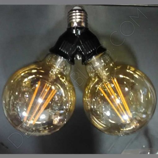 Adaptador casquillo E27 a doble casquillo E27