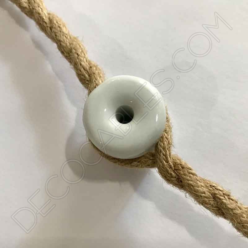 Aislador de porcelana grande para cable trenzado Aislador de porcelana grande para cable trenzado