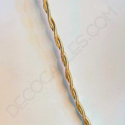 Cable trenzado (Transparente) 2 Cable eléctrico trenzado transparente
