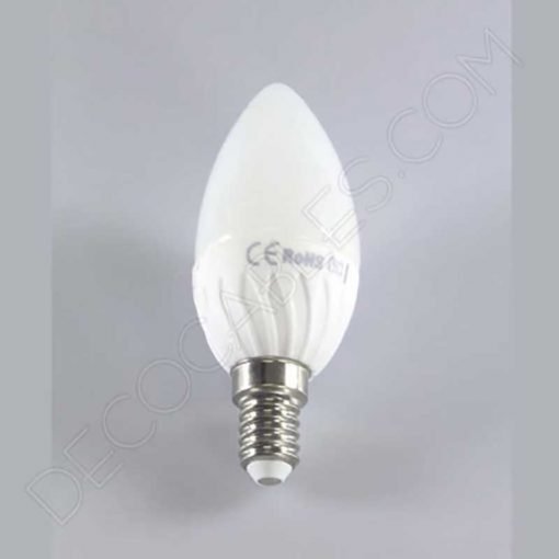 Bombilla led tipo vela de luz blanca