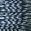 Cable textil eléctrico (zig-zag Blanco y negro) 5 Cable eléctrico redondo de tela de color blanco y negro zig-zag