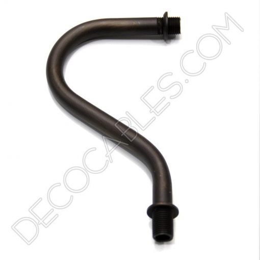 Brazo metálico para lámpara 3 Brazo para lámpara en color anticuario