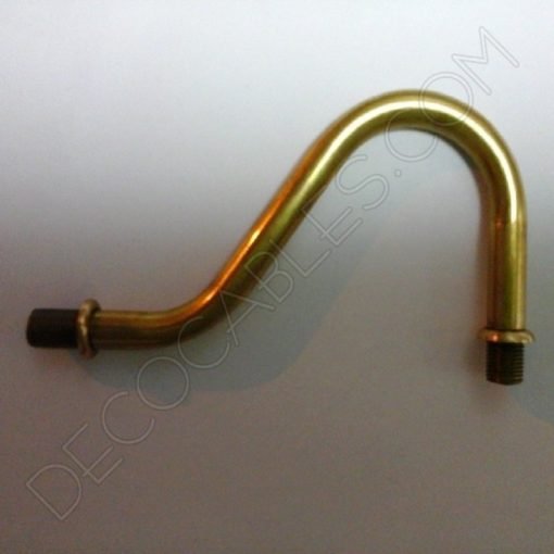 Brazo metálico para lámpara 2 Brazo para lámpara en latón