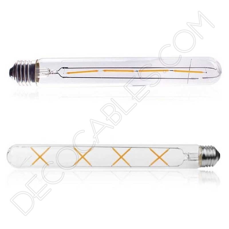 Bombilla filamento led tubular extra larga casquillo E27 Bombilla filamento led tubular extra larga casquillo E27