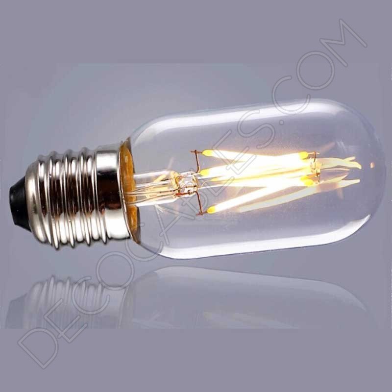 Bombilla tubular corta filamento led casquillo E27 Bombilla tubular corta filamento led casquillo E27