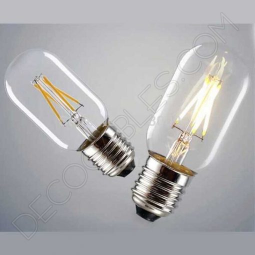 Bombilla tubular corta filamento led casquillo E27