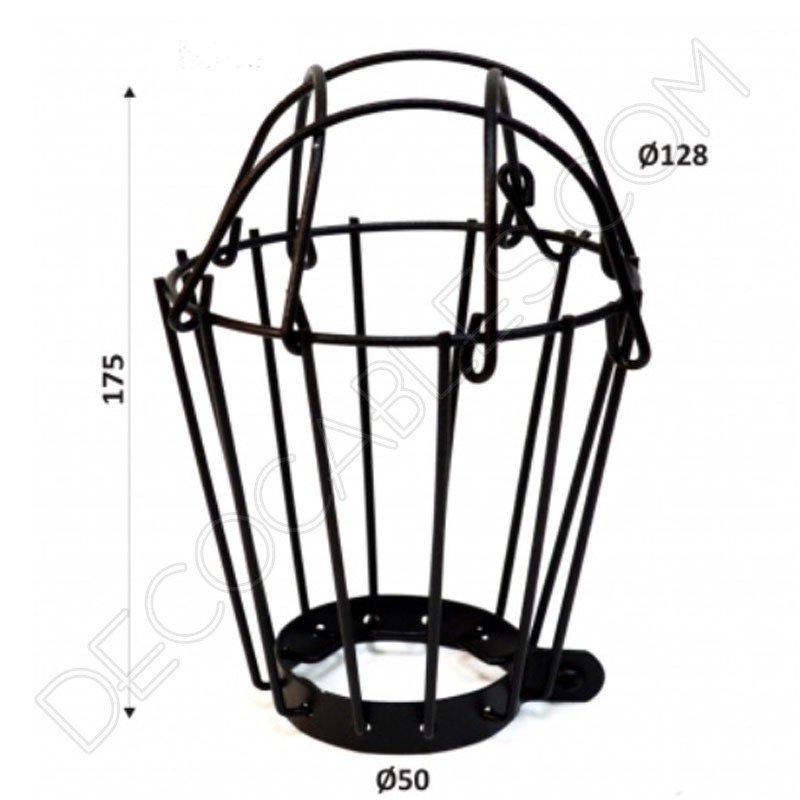 Jaula industrial para lámparas colgantes Jaula industrial para lámparas colgantes