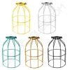 Jaula decorativa para lámparas 6 Jaula decorativa metálica para lámpara en varios colores