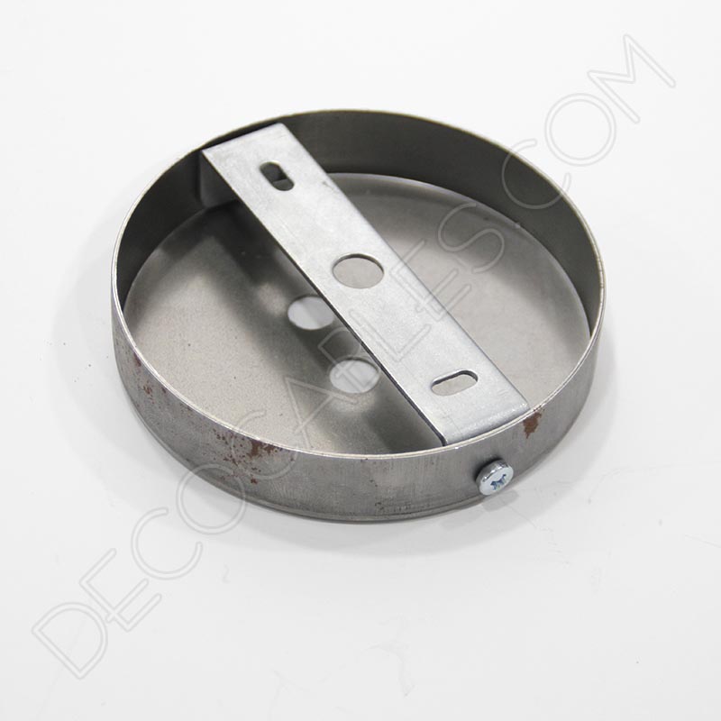 Soporte florón de techo para lámpara de 3 salidas acabado hierro para pintar Soporte florón de techo para lámpara de 3 salidas acabado hierro para pintar